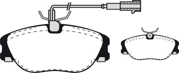 Raicam RA.0352.5 - Тормозные колодки, дисковые, комплект autosila-amz.com