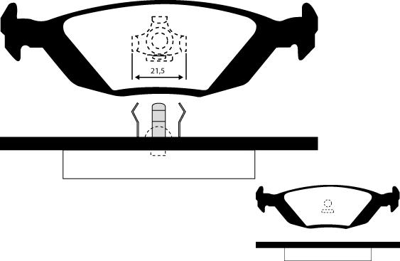 Raicam RA.0311.1 - Тормозные колодки, дисковые, комплект autosila-amz.com