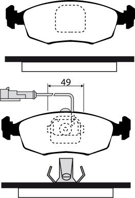 Raicam RA.0318.3 - Тормозные колодки, дисковые, комплект autosila-amz.com