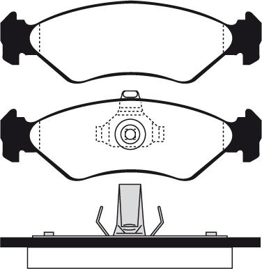 Raicam RA.0384.2 - Тормозные колодки, дисковые, комплект autosila-amz.com