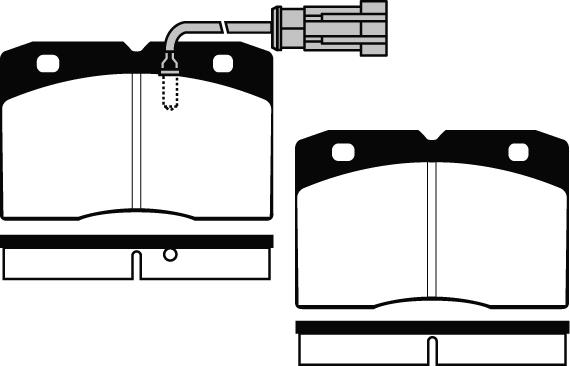 Magneti Marelli 363702160235 - Тормозные колодки, дисковые, комплект autosila-amz.com