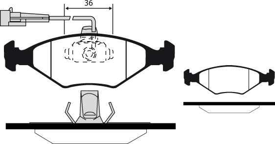 Raicam RA.0331.3 - Тормозные колодки, дисковые, комплект autosila-amz.com