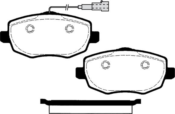 Raicam RA.0332.2 - Тормозные колодки, дисковые, комплект autosila-amz.com