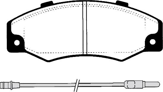 Remsa 2220.02 - Тормозные колодки, дисковые, комплект autosila-amz.com