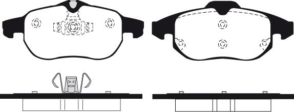 Raicam RA.0797.0 - Тормозные колодки, дисковые, комплект autosila-amz.com