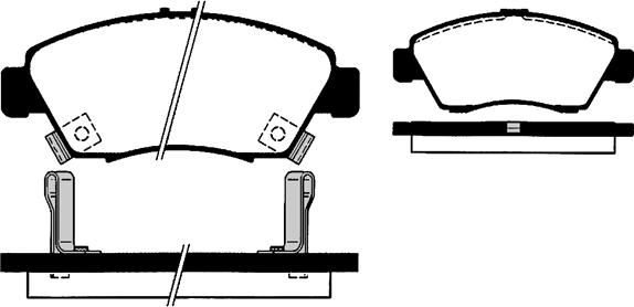 Raicam RA.0748.0 - Тормозные колодки, дисковые, комплект autosila-amz.com