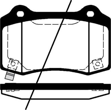 Pemebla JAPPP-907AF - Тормозные колодки, дисковые, комплект autosila-amz.com