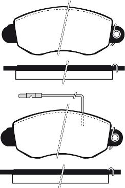 Raicam RA.0757.1 - Тормозные колодки, дисковые, комплект autosila-amz.com