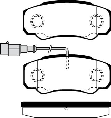 BENDIX BPD1301 - Тормозные колодки, дисковые, комплект autosila-amz.com