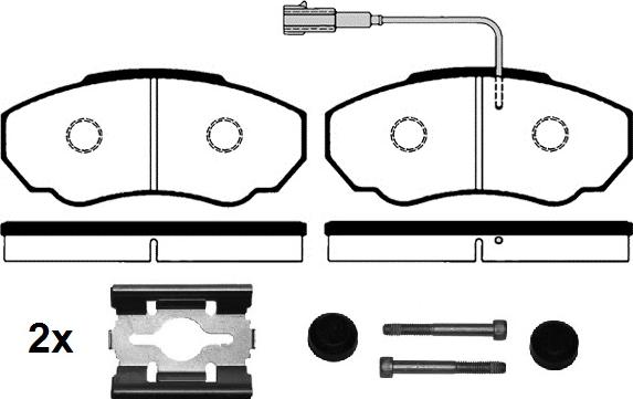 Raicam RA.0773.0K1 - Тормозные колодки, дисковые, комплект autosila-amz.com