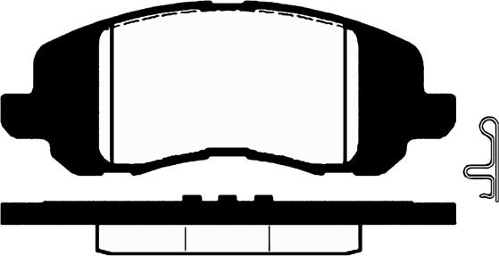 Raicam RA.1056.0 - Тормозные колодки, дисковые, комплект autosila-amz.com