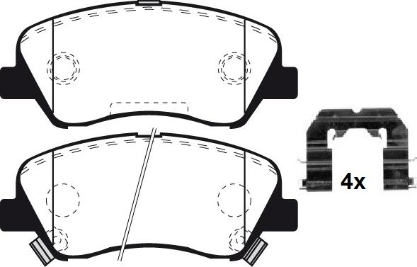 Raicam RA.1052.0K1 - Тормозные колодки, дисковые, комплект autosila-amz.com