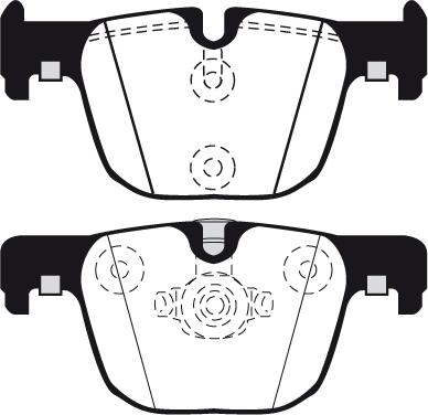 Triscan P1593300 - Тормозные колодки, дисковые, комплект autosila-amz.com