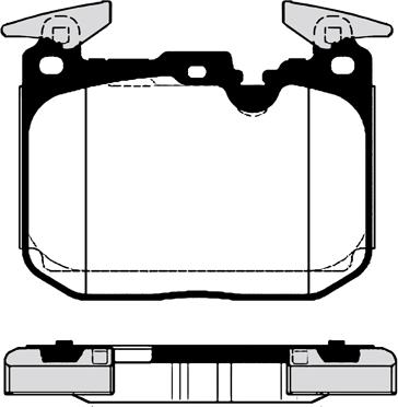 Triscan RH 21491 10 - Тормозные колодки, дисковые, комплект autosila-amz.com