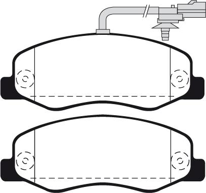 Allied Nippon ADB12108 - Тормозные колодки, дисковые, комплект autosila-amz.com