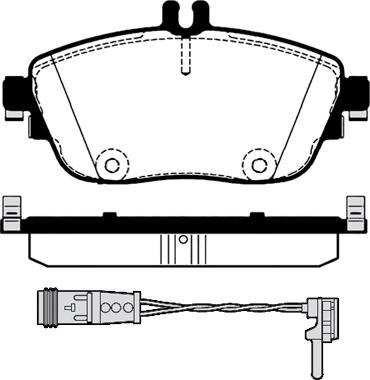 Raicam RA.1021.1 - Тормозные колодки, дисковые, комплект autosila-amz.com