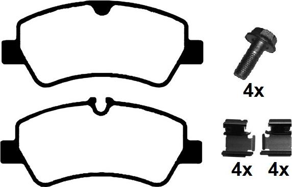 Raicam RA.1027.0K1 - Тормозные колодки, дисковые, комплект autosila-amz.com