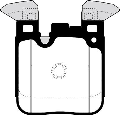 Triscan RH 21539 00 - Тормозные колодки, дисковые, комплект autosila-amz.com