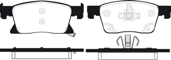 Raicam RA.1127.0 - Тормозные колодки, дисковые, комплект autosila-amz.com