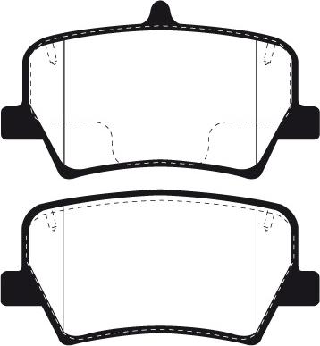 Sangsin Brake SP2590 - Тормозные колодки, дисковые, комплект autosila-amz.com