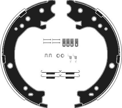 Raicam RA30321 - Комплект тормозов, ручник, парковка autosila-amz.com