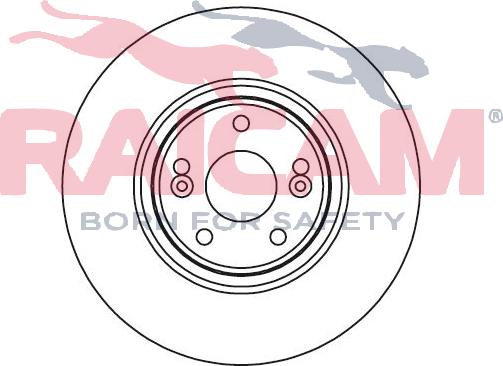 Raicam RD00695 - Тормозной диск autosila-amz.com