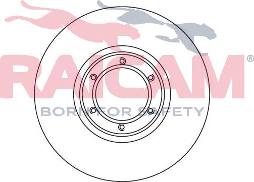 Raicam RD00654 - Тормозной диск autosila-amz.com
