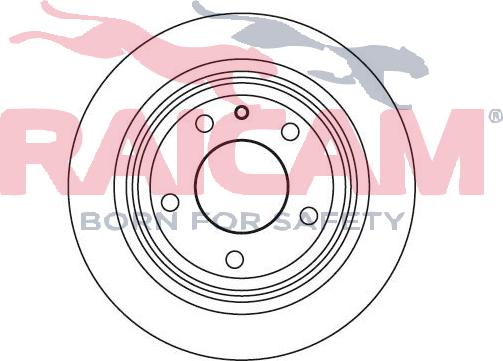 Raicam RD00041 - Тормозной диск autosila-amz.com