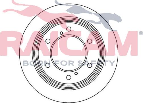 Raicam RD00174 - Тормозной диск autosila-amz.com