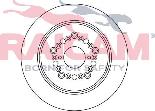 Raicam RD00817 - Тормозной диск autosila-amz.com