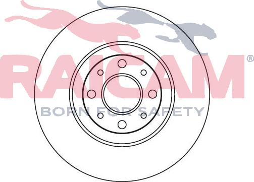 Raicam RD00207 - Тормозной диск autosila-amz.com