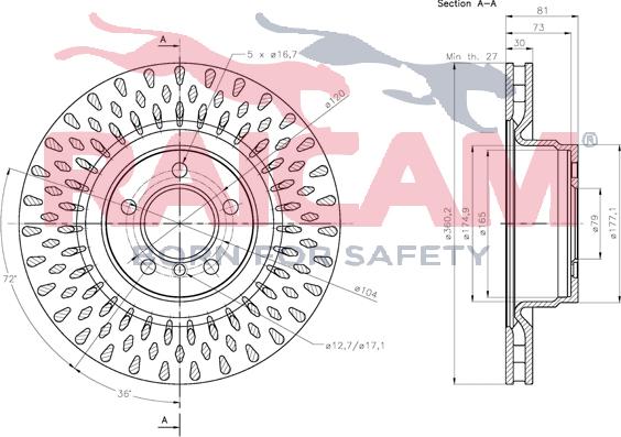 Raicam RD01474 - Тормозной диск autosila-amz.com