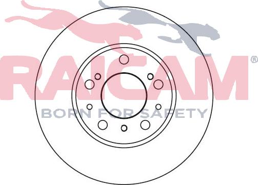 Raicam RD01044 - Тормозной диск autosila-amz.com