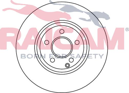 Raicam RD01076 - Тормозной диск autosila-amz.com