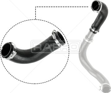 Rapro R16273 - Трубка нагнетаемого воздуха autosila-amz.com