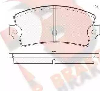 FTE BL1052A1 - Тормозные колодки, дисковые, комплект autosila-amz.com