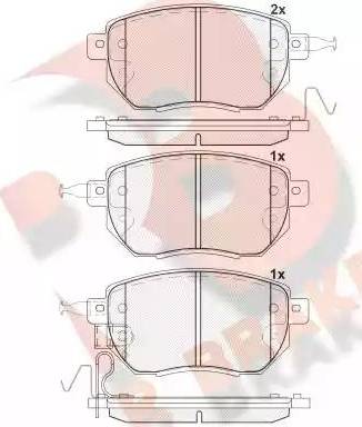 AKS Dasis D1M60-1AA0K - Тормозные колодки, дисковые, комплект autosila-amz.com