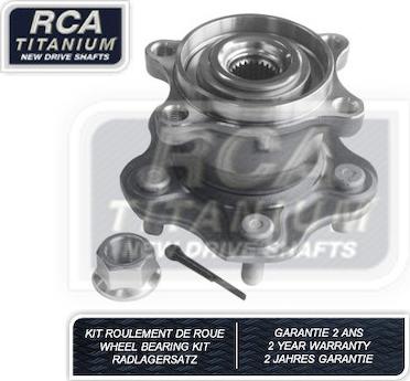 RCA France RCAK1205 - Комплект подшипника ступицы колеса autosila-amz.com