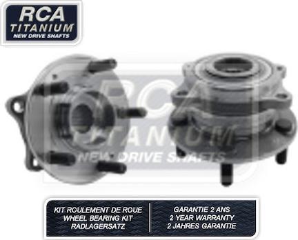 RCA France RCAK1440 - Комплект подшипника ступицы колеса autosila-amz.com