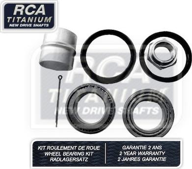 RCA France RCAK1417 - Комплект подшипника ступицы колеса autosila-amz.com