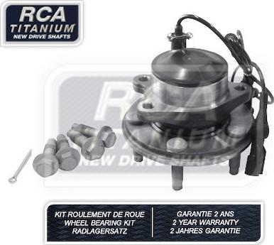 RCA France RCAK1473 - Комплект подшипника ступицы колеса autosila-amz.com