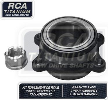 RCA France RCAK1550 - Комплект подшипника ступицы колеса autosila-amz.com