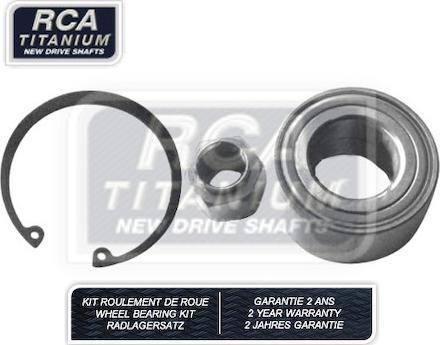 RCA France RCAK1012 - Комплект подшипника ступицы колеса autosila-amz.com