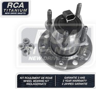RCA France RCAK1154 - Комплект подшипника ступицы колеса autosila-amz.com