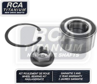 RCA France RCAK1186 - Комплект подшипника ступицы колеса autosila-amz.com