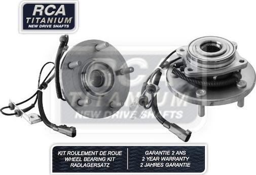 RCA France RCAK1367 - Комплект подшипника ступицы колеса autosila-amz.com
