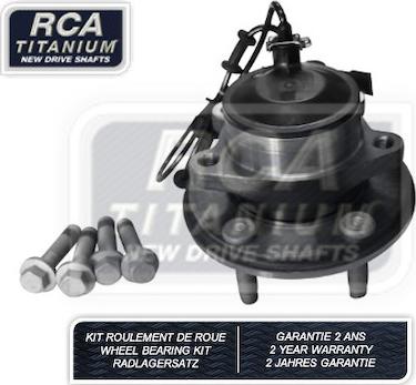 RCA France RCAK1370 - Комплект подшипника ступицы колеса autosila-amz.com