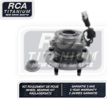RCA France RCAK1240 - Комплект подшипника ступицы колеса autosila-amz.com