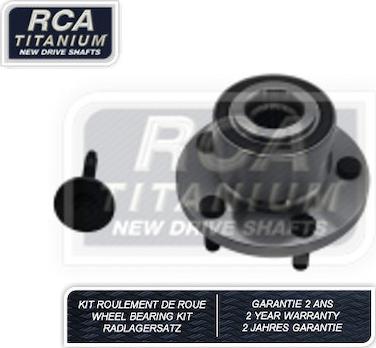 RCA France RCAK1221 - Комплект подшипника ступицы колеса autosila-amz.com