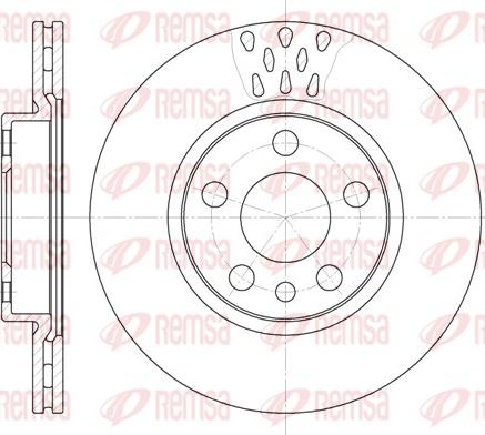 Remsa 6442.11 - Тормозной диск autosila-amz.com